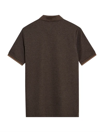 Mos Mosh Gallery - MMGHarvey Polo - Chocolate Brown